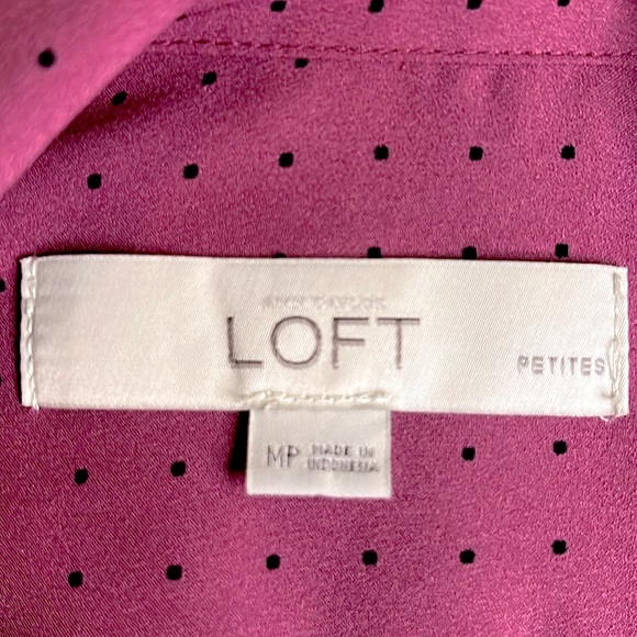 Loft Petite Long Sleeve Blouse - Picture 7 of 9